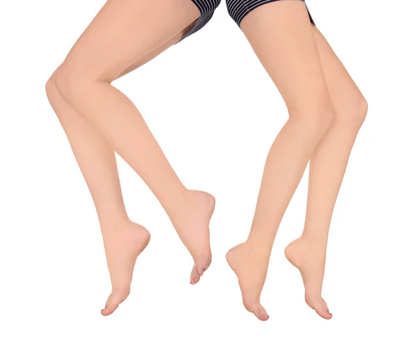 Longa bonita mulher pernas — Fotografia de Stock