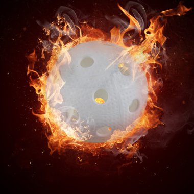 Yangın alev sıcak florball
