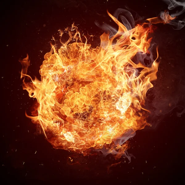 Hot fires flame in motion — Stock Photo, Image