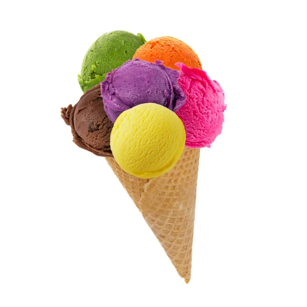 Palette gelato su cono — Foto Stock