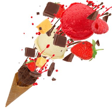 çikolatalı dondurma.