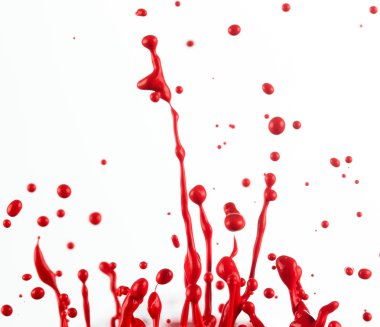 renkli boya sıçramasına