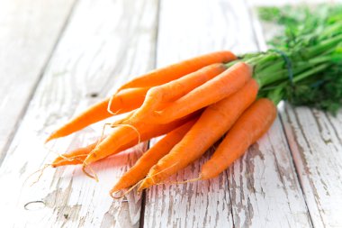 Fresh carrots clipart