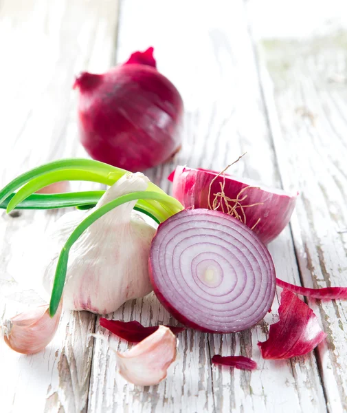 Purple onion — Stock Photo, Image