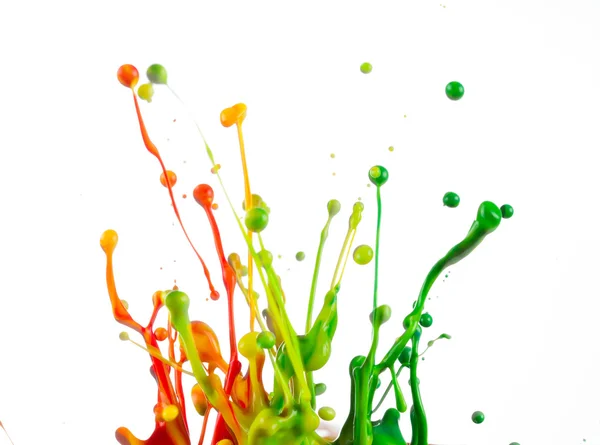 Colorful paint splash — Stock Photo, Image