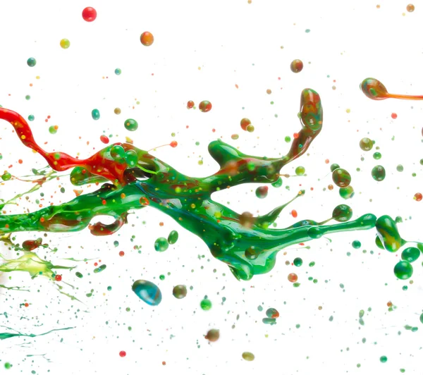 Colorful paint splash — Stock Photo, Image