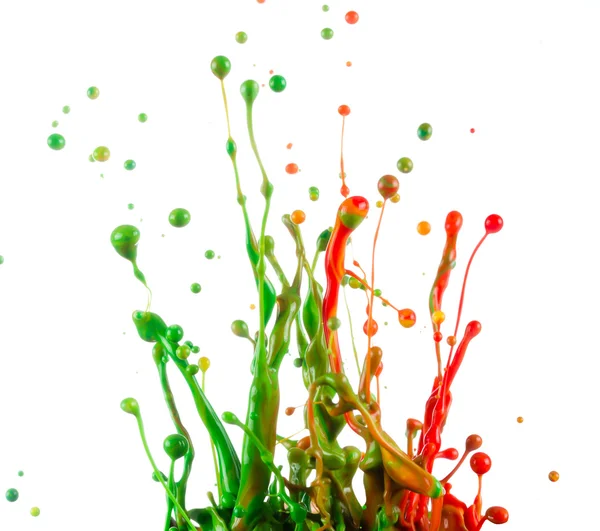 Colorful paint splash — Stock Photo, Image