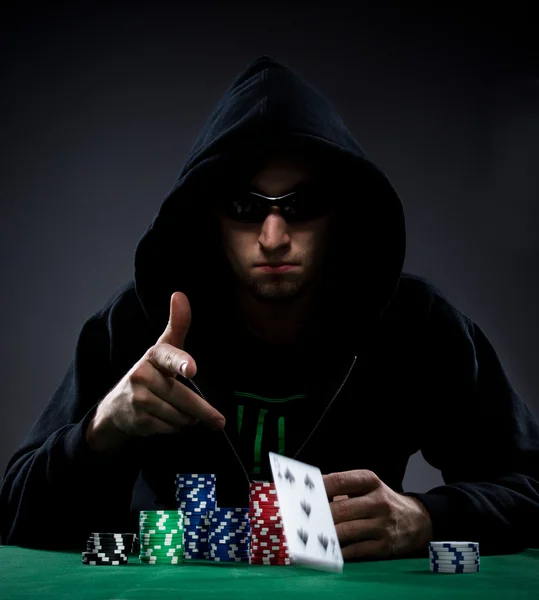 Παίκτης του πόκερ — Φωτογραφία Αρχείου