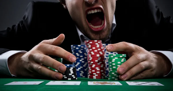 Pokerspeler — Stockfoto