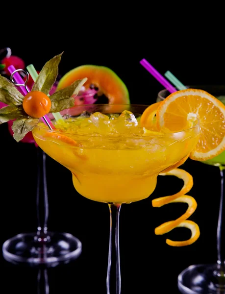 Cocktails de frutas — Fotografia de Stock