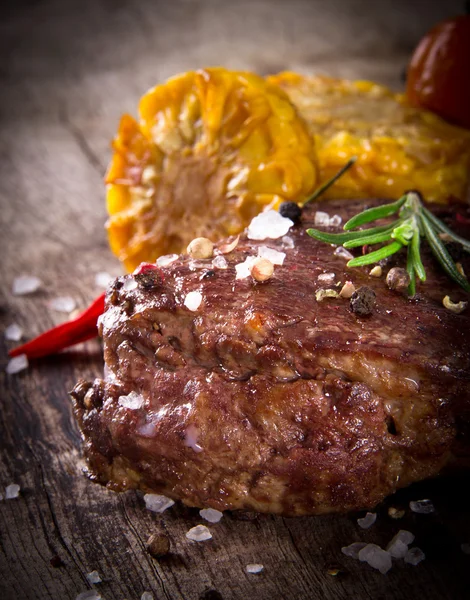Ízletes marha steak — Stock Fotó
