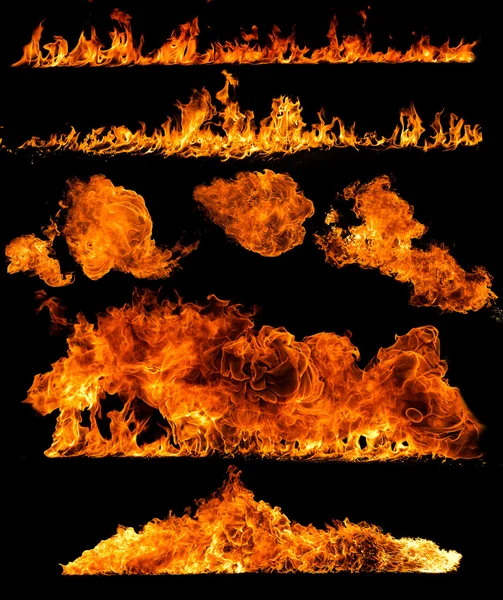 Feuersammlung in hoher Auflösung — Stockfoto
