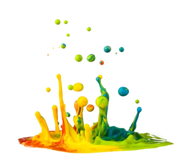 Pintura colorida salpicadura —  Fotos de Stock