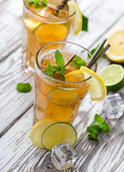 Vaso de té helado — Foto de Stock