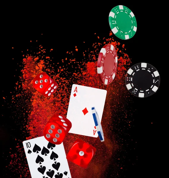 Pokerachtergrond — Stockfoto