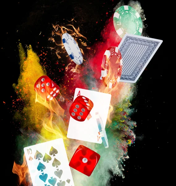 Poker background — Stock Photo, Image