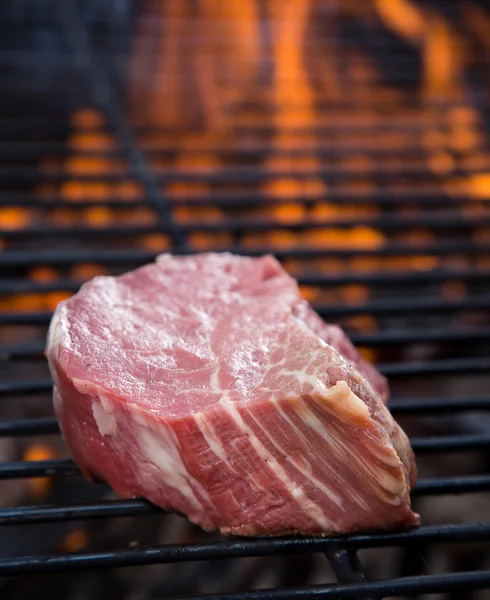 Fecho de um bife — Fotografia de Stock