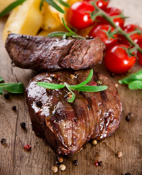 Vynikající hovězí steak — Stock fotografie