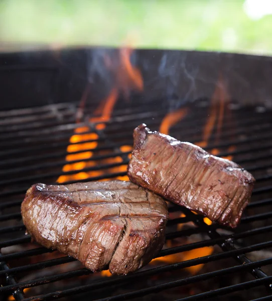 Gros plan d'un steak — Photo