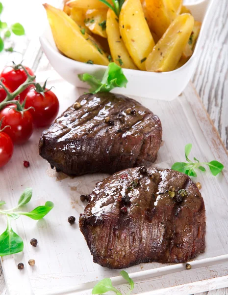 Vynikající hovězí steak — Stock fotografie