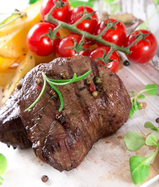 맛 있는 쇠고기 스테이크 — 스톡 사진