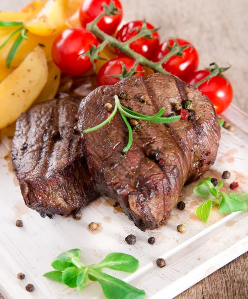 Vynikající hovězí steak — Stock fotografie