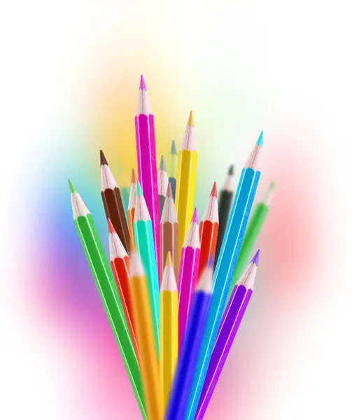 रंग पेन्सिल — स्टॉक फोटो, इमेज