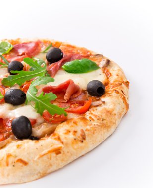 Lezzetli İtalyan pizzası