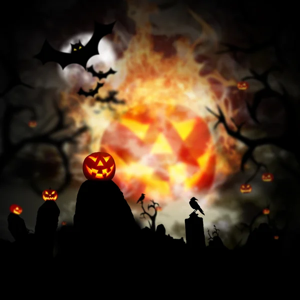 Halloween bakgrund — Stockfoto