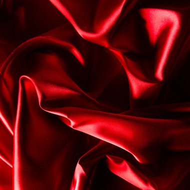 kırmızı lüks saten
