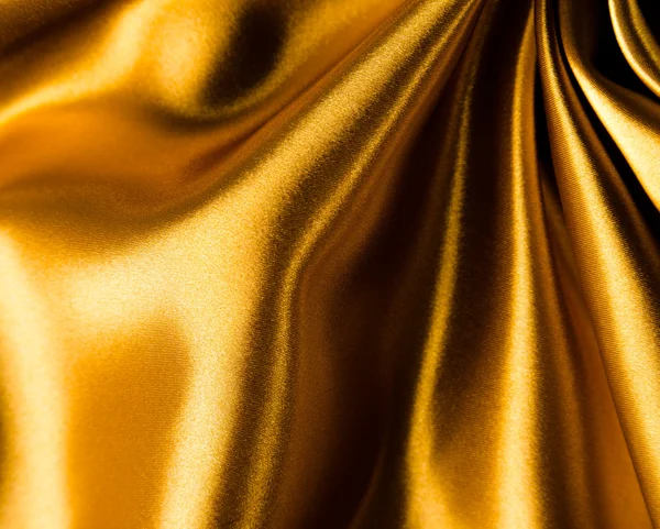 Gouden luxe satijn — Stockfoto