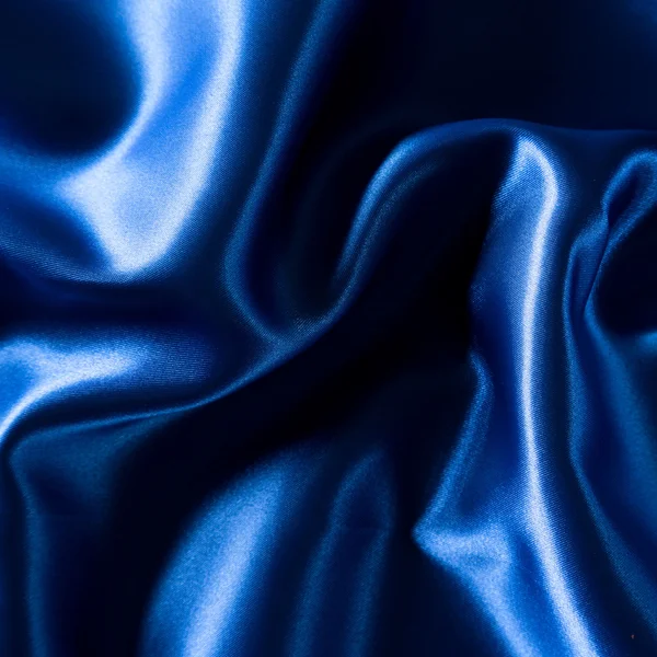 Modré Luxusní saténové — Stock fotografie