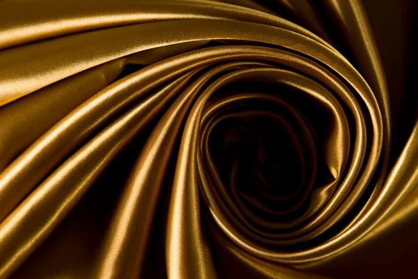 Ouro cetim luxo — Fotografia de Stock