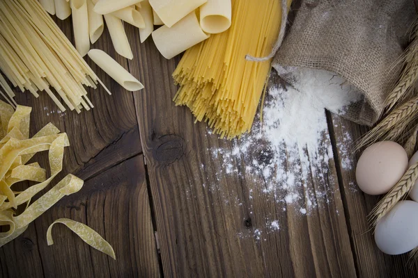 Assortment of uncooked pasta — Stock Photo, Image