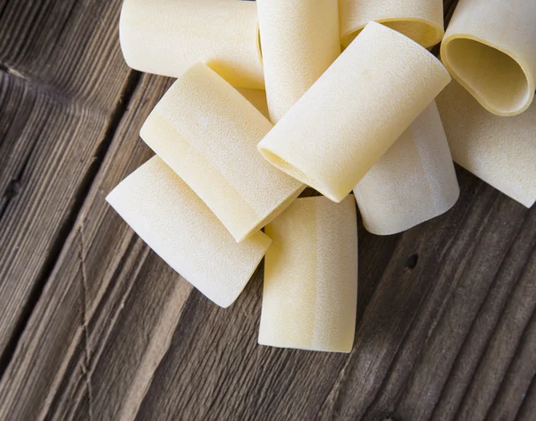 Pastas crudas de paccheri — Foto de Stock