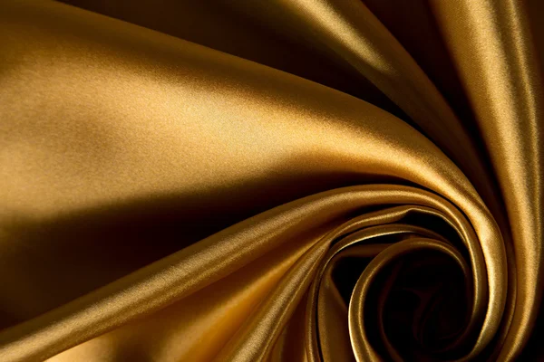 Gold luxury satin — Stock Photo, Image