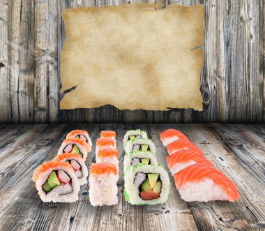 Sushi collection clipart