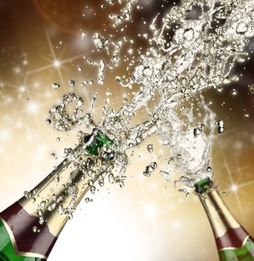 Champagne explosion