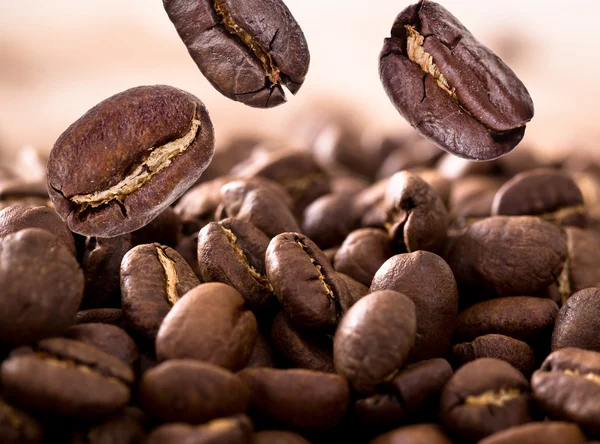 Coffee beans background — Stock Photo, Image