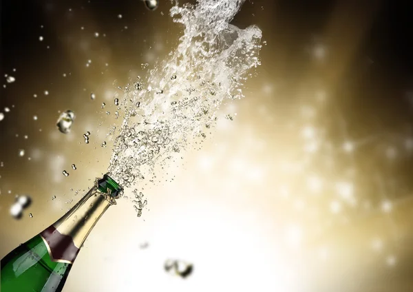 Champagne explosion — Stockfoto