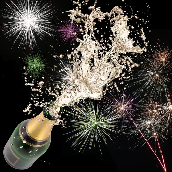 Champagne explosion — Stok fotoğraf