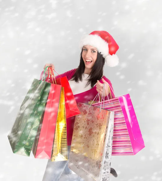 Compras de Navidad. — Foto de Stock