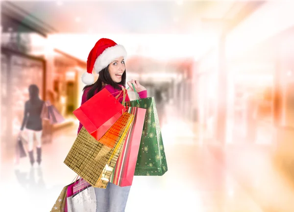 Compras de Navidad. — Foto de Stock