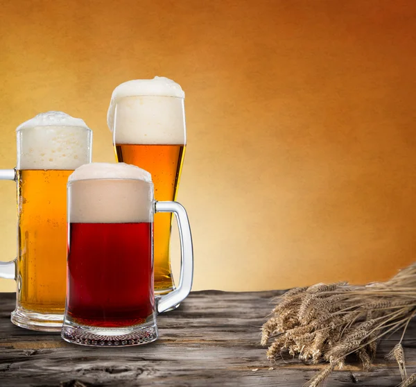 Still life with a draft beer — Stock Photo, Image