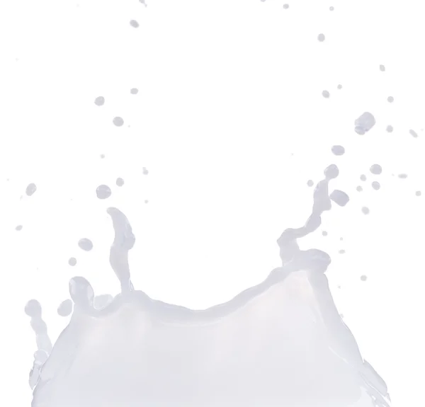 Versare il latte spruzzato — Foto Stock
