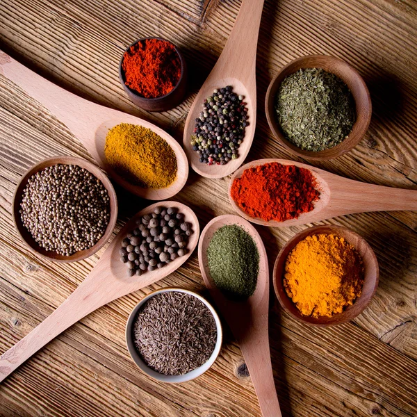 Assorted spices — Stock Photo, Image