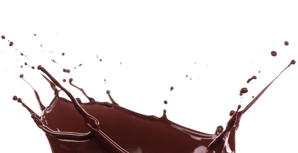 Schizzo di cioccolato brunastro — Foto Stock