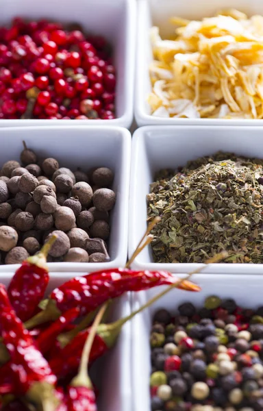 Assorted spices — Stock Photo, Image