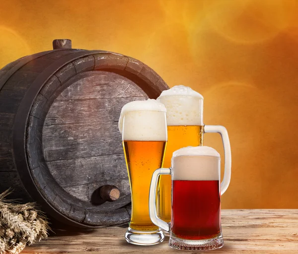 Stilleven met een tapbier — Stockfoto