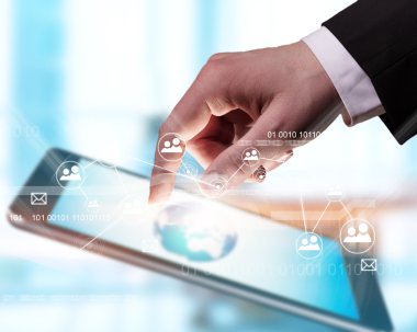 Dijital tablet dokunmadan el